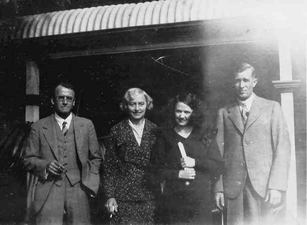 Don, Irene, Helen and Ernest. Thundelarra Helen’s Wedding Day.