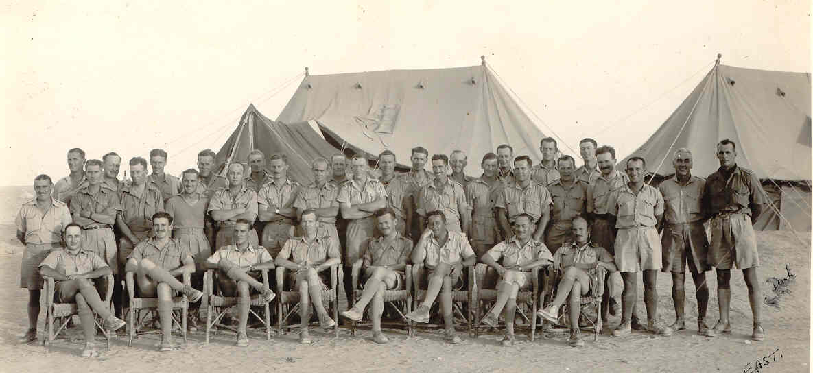 In the desert. Don is standing on the right.