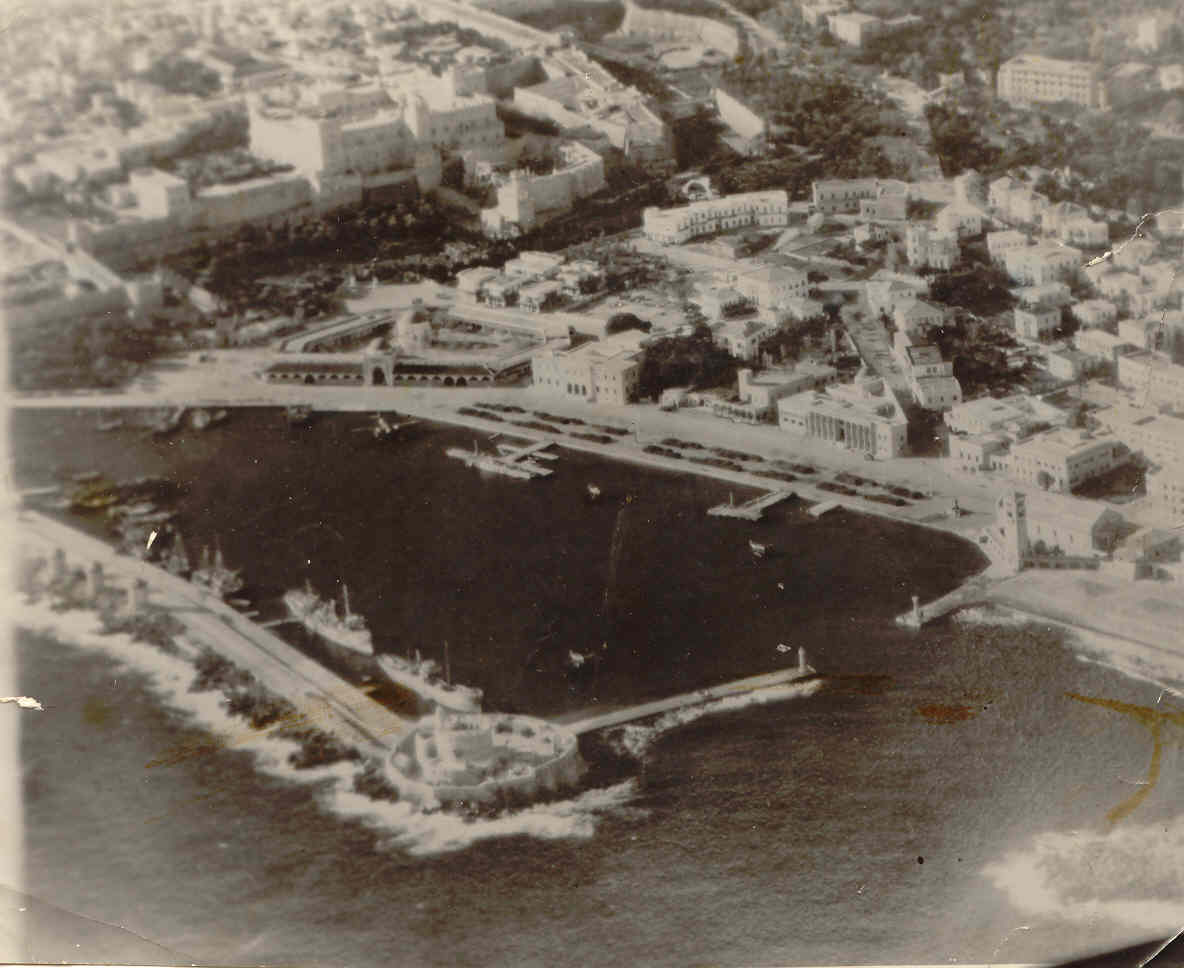 Rhodes Harbour in enemy hands.