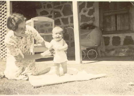 Ethel and Angela at Thundelarra