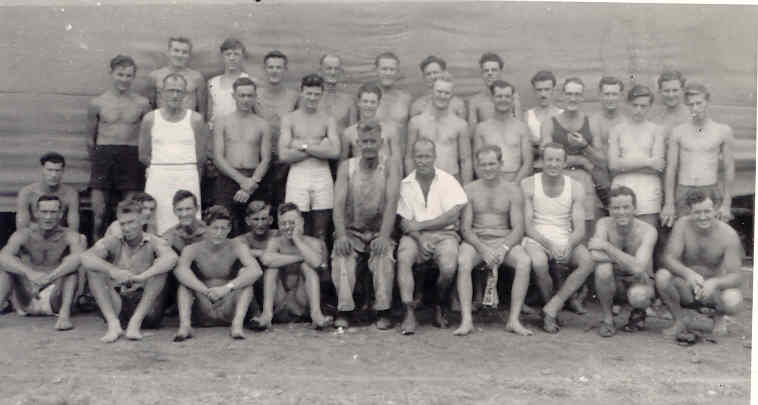 The ‘Synnot and Dunbar’ shearing team 1951