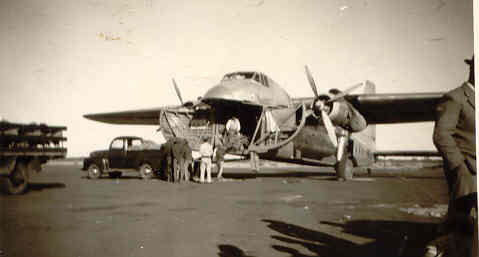 : the Bristol Freighter they were loading
