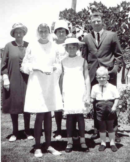 Rose Gail Gwen Anne Ken and Peter C1965